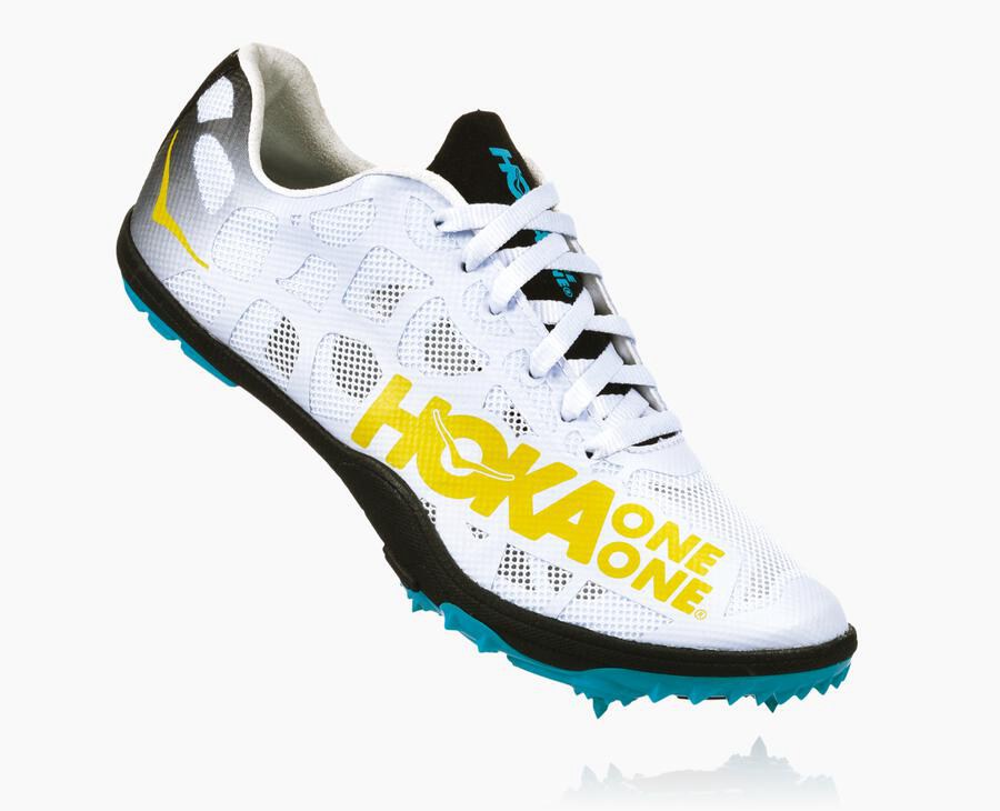 Spikes Womens - Hoka One One Rocket X - White - YRENJGB-29